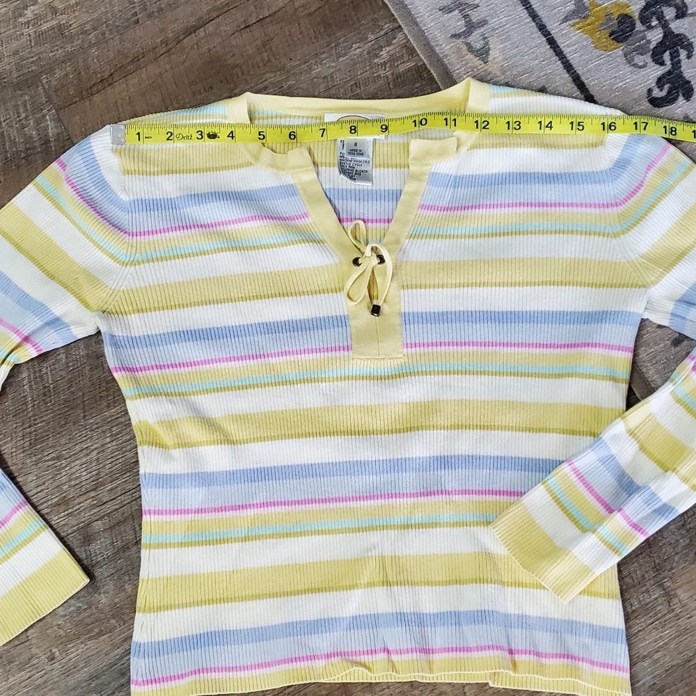 Talbots Small Ribbed Top💙 - Picture 4 of 4